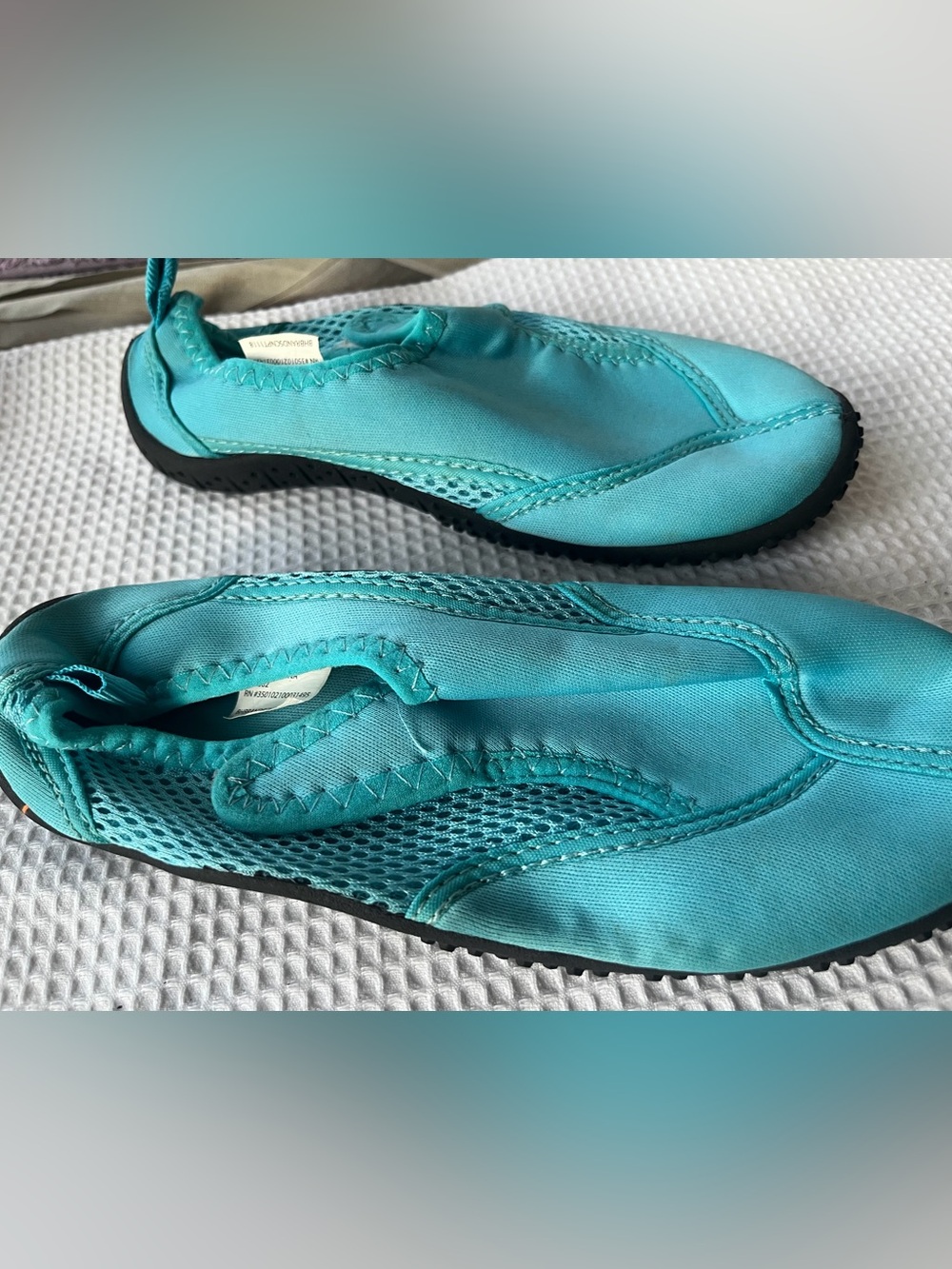 Women’s swim shoes size 9” length size 6.5